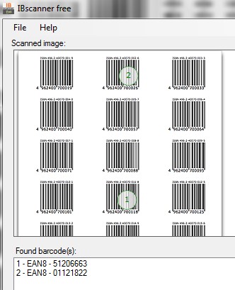 IBscanner free- portable barcode scanner