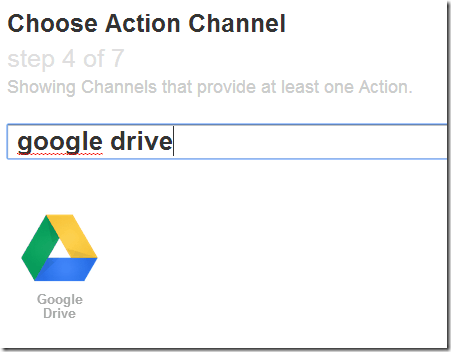 IFTTT Google Drive