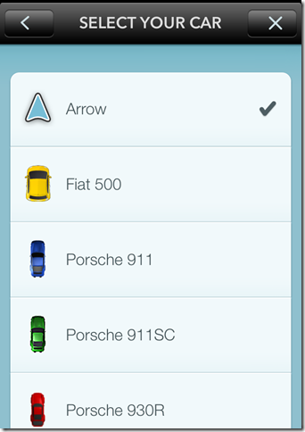 Selecting Display Point For Your Location