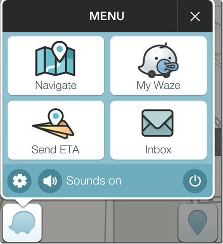 Waze Menu