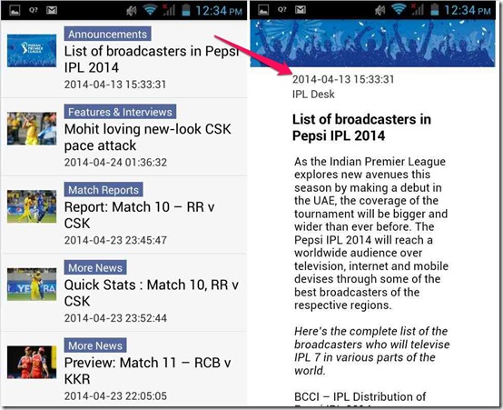 IPL App News