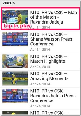 IPL App Videos