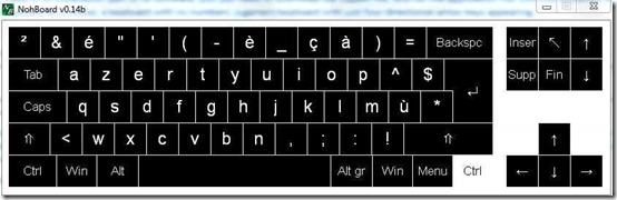 NohBoard French Keyboard Layout