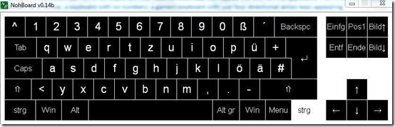 Nohboard German Keyboard Layout