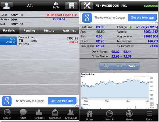 Stock Market Simulator Lite