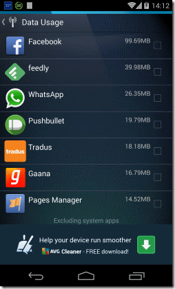 Uninstaller Sort By Data Usage