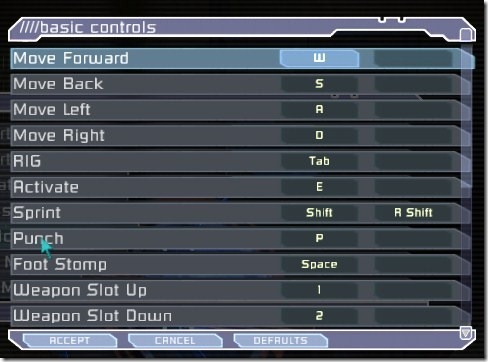 dead space controls