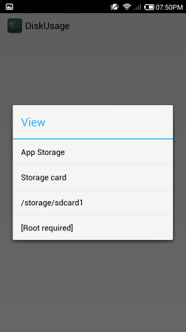 visualize different types of storage