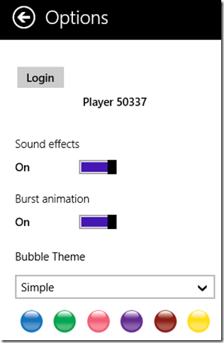 Bubble Burst- Options