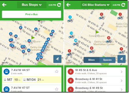 Checking Stations Using Citymapper