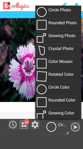 Collagics Photo Mosaic For Android styles