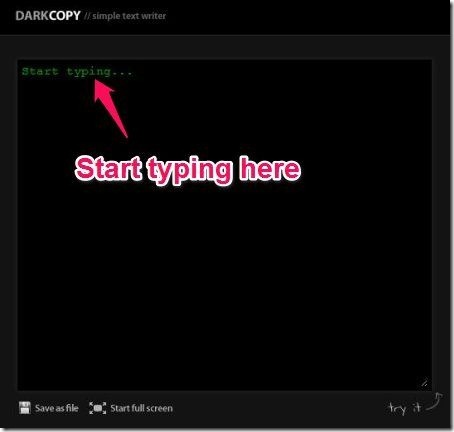 DarkCopy-homepage