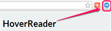 HoverReader extension icon