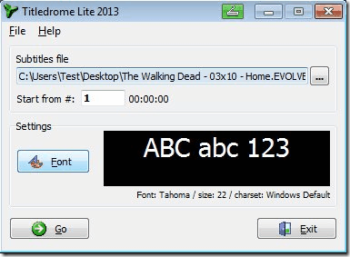 Titledrome Lite Subtitle Player