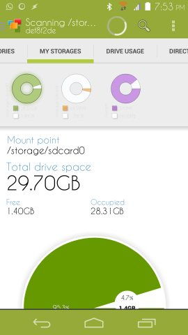 Using Device Storage Analyser for Android