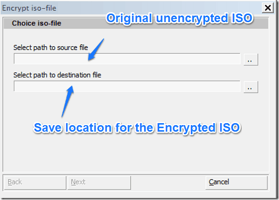 encrypt iso