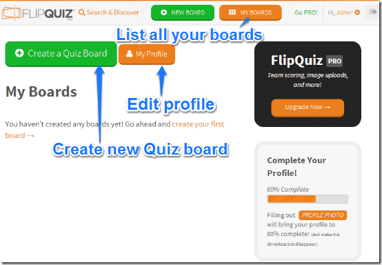 flipquiz ui