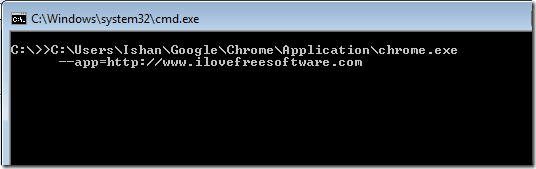 Google App Command Prompt