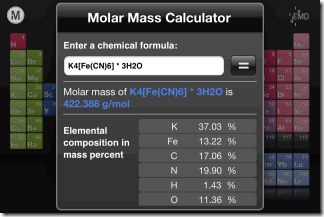 Molar Mass Calculator