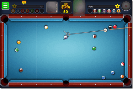 Playing 8 Ball Pool