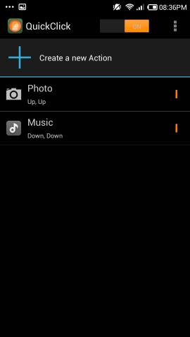 QuickClick for Android Use Your Volume Buttons To Launch App And More