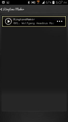 Ringtone Maker Delux For Android collection section