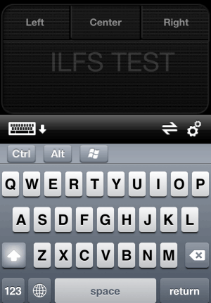 Using iPhone as Keyboard