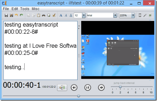 free transcription software -  easytranscript