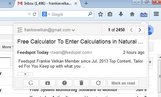 gmail notifier addons firefox 1