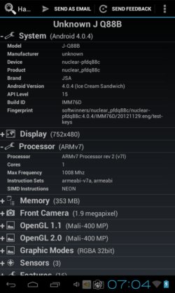 hardware specification analyzer android 1