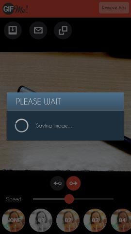 share, save, and email with Gif Me! Camera For Android