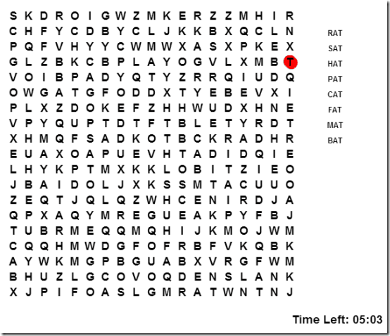 word search