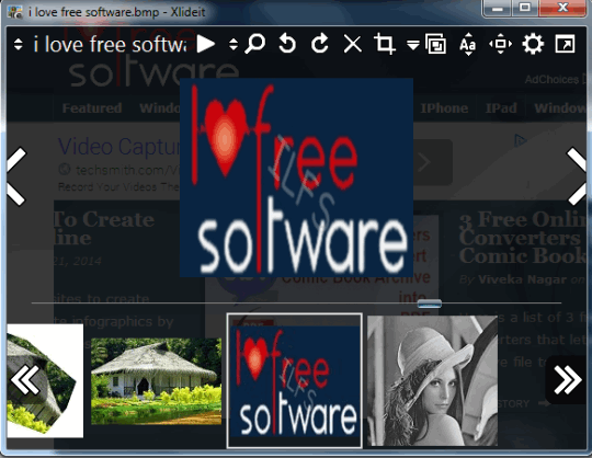 Xlideit- free image viewer