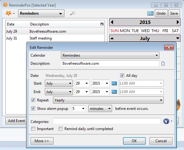 firefox reminder addons 1