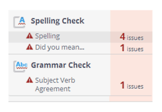 grammarbase summarized listing