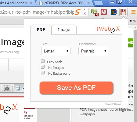 webpage to PDF extensions google chrome 4