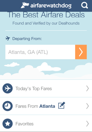 Airfarewatchdog Homepage