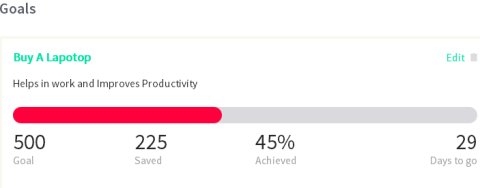 Tracking Goal