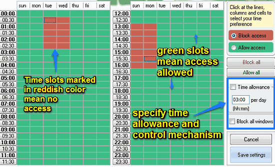 access hours