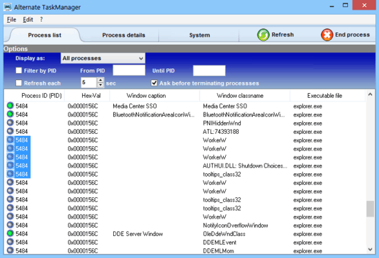 alternate taskmanager in action