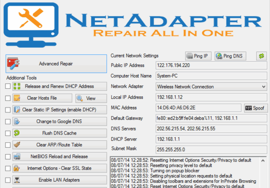 netadapter in action