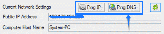 ping options