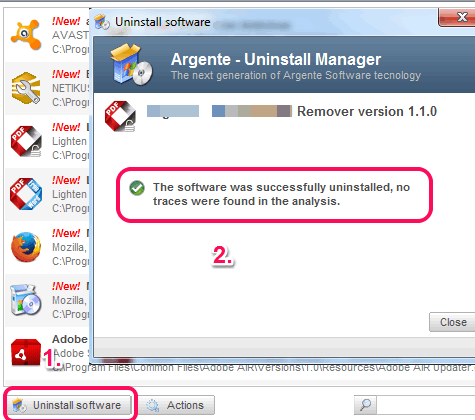 uninstall a program completely