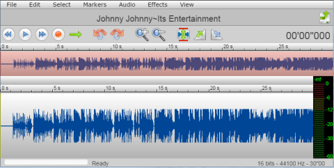 Audio Editing Interface