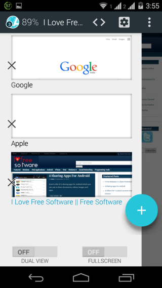 Multi-tabs Browsing