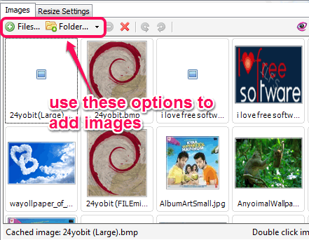 add images