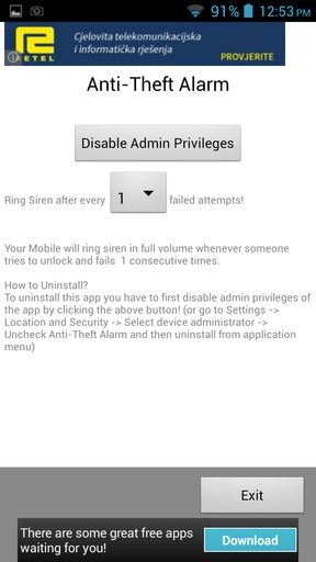 anti theft alarm apps for Android 4
