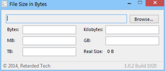 file size in bytes mainui