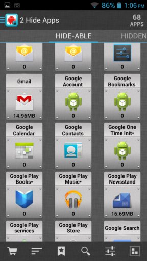 hide apps apps android 3