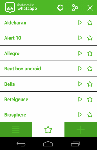 Favorite Ringtones